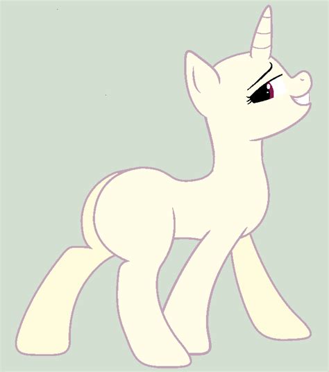 MLP Base- Unicorn Strut by Bases-4-Bronies on DeviantArt