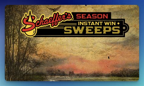 Schaeffer Season Instant Win Game (601 Winners) | FreebieShark.com