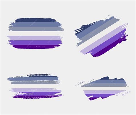 Premium Vector | Butch lesbian flag painted with brush on white ...