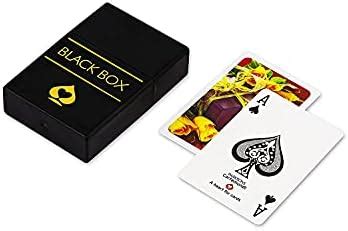 Black Box Premium Black Box Plastic Playing Cards (Set of 2),Waterproof ...