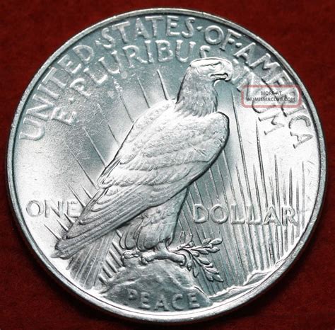 Uncirculated 1922 Silver Peace Dollar