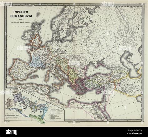 Eastern and western roman empire map hi-res stock photography and images - Alamy
