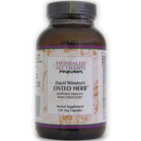 Buy Herbalist & Alchemist. David Winston's Osteo Herb.120 Vcs Online at ...