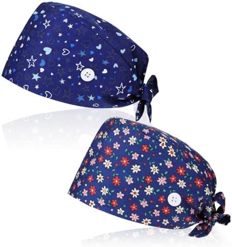 Flavizo 2Pcs Surgical Caps for Doctors – Unisex Scrub Hat for Men ...