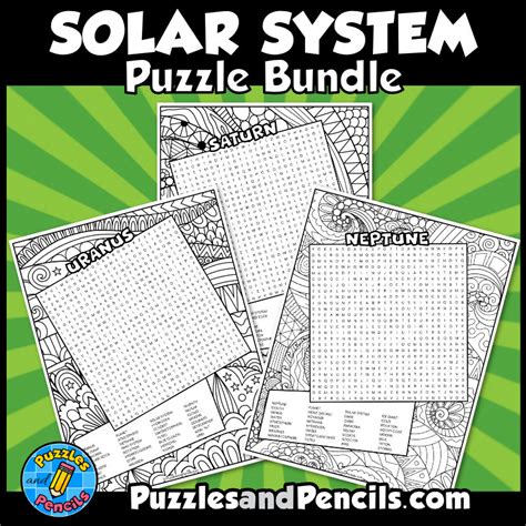 Solar System Puzzles Printable 的图像结果