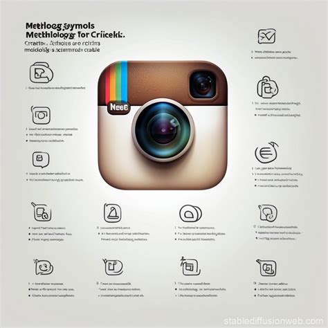 create symbols for methodology or fact checking criteria for instagram Prompts | Stable ... - symbol for instagram