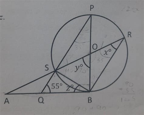 In the given figure, O is the centre of the circle and AB is a tangent ...