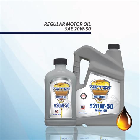 TOPPER® SAE 20W-50 CONVENTIONAL MOTOR OIL API SP - Sunshine