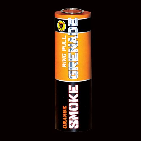 Orange 90 Second Smoke Grenade by Black Cat Fireworks – Coventry ...