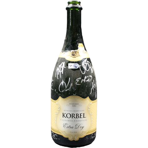 Lot Detail - 2007 WS Champion Boston Red Sox Team Signed/Used Champagne ...