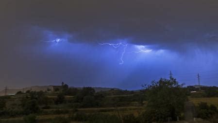 Espectacular noche de tormenta eléctrica