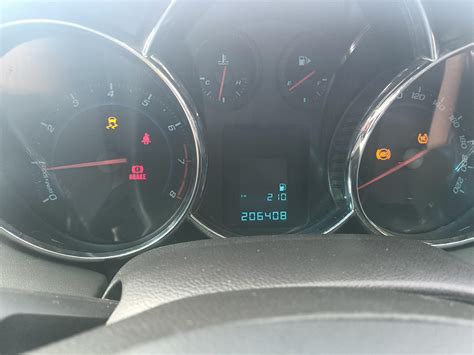 ABS, Ebrake, and traction control lights are on : r/cruze