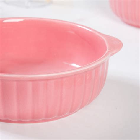 Set Of 2 Reeded Baking Dishes 800ml Online - Premium Baking Dish | Nestasia