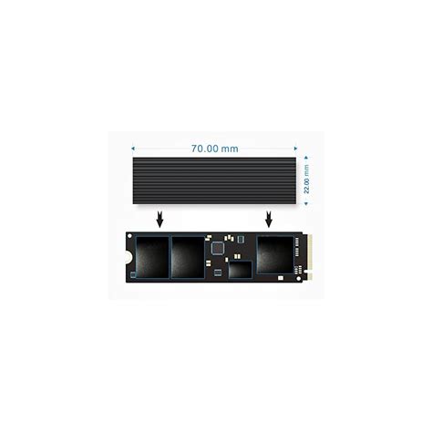 Buy Micro SATA Cables Cooling Heatsink for M.2 NGFF 2280 SM951 SM961 ...