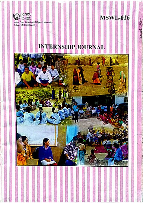 MSWL 16 - Guidelines for Writing Your Internship Journal Report - Studocu