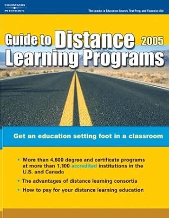 Buy Distance Learning Programs 200 (Peterson's Guide to Distance ...