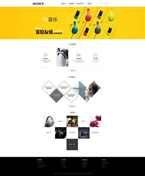 索尼网站设计|网页|电商|luckypig - 原创作品 - 站酷 (ZCOOL)