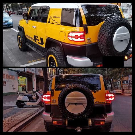 inginuity time LED Tail Lights For Toyota FJ Cruiser 2007-2014 Start-up ...