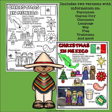 Christmas in Mexico Fact Sheet for Early Readers | Made By Teachers