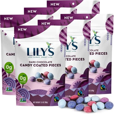 Lily's Dark Chocolate Candy Coated Pieces at Cathy Remington blog