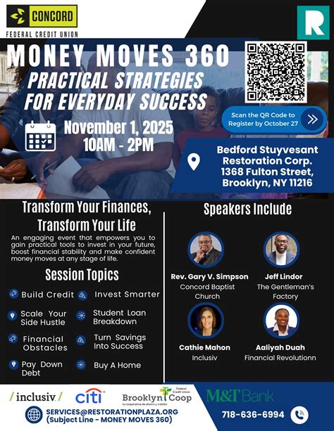 Nov 1 | Money Moves 360 | Brooklyn, NY Patch