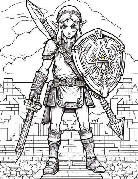 Zelda Coloring Pages