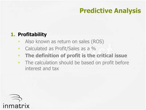 Predictive Analysis 的图像结果