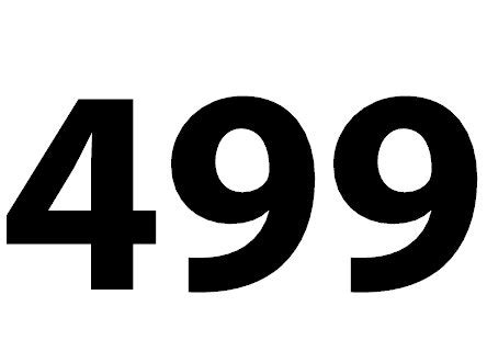 499 — четыреста девяносто девять. натуральное нечетное число. 95е ...
