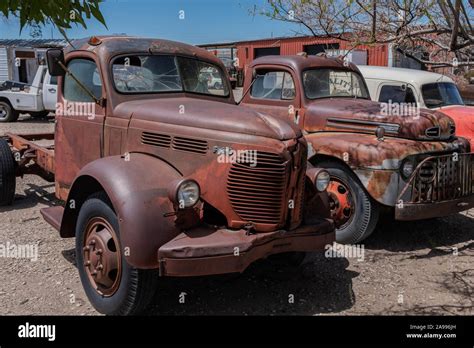 Broadway Truck Salvage, Albuquerque, New Mexico Stock Photo - Alamy