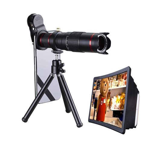 QUANTO DSLR 26x 4K HD Zoom Mobile Phone Monocular Scope Lens with ...