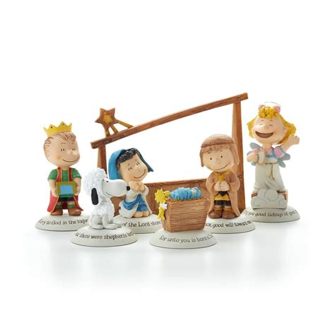 Glad Tidings Peanuts® Nativity Set | Peanuts nativity set, Glad tidings ...