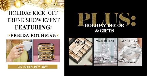 Freida Rothman Trunk Show, Michelson Jewelers, Paducah, 26 October 2023 ...