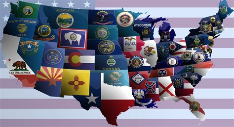 United States of America flag map by JaySimons on DeviantArt