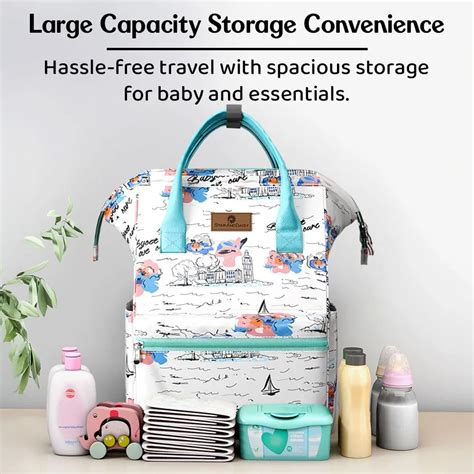 Printed Baby Diaper Bag for New Moms - Best Diaper Bag