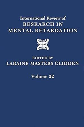 International Review of Research in Mental Retardation eBook : Glidden ...