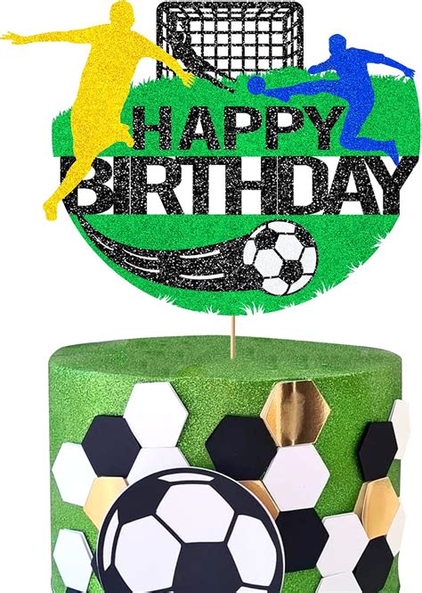 Bdayshop Soccer Cake Topper Football Cake Toppers Soccer Cake India | Ubuy