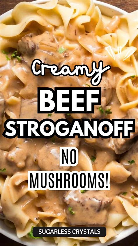 The Way To Make Beef Stroganoff Without Mushrooms | Recipe in 2025 ...