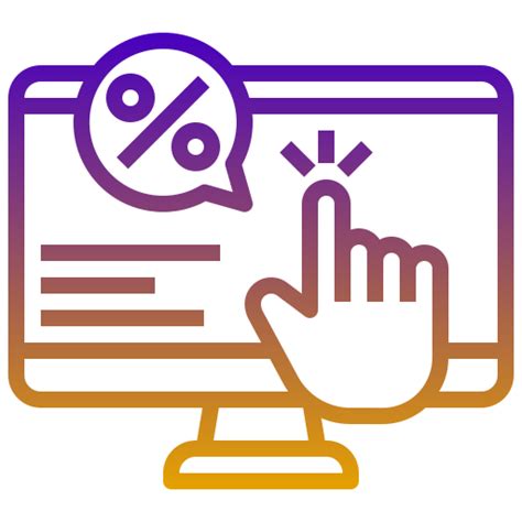 Click through rate - Free marketing icons