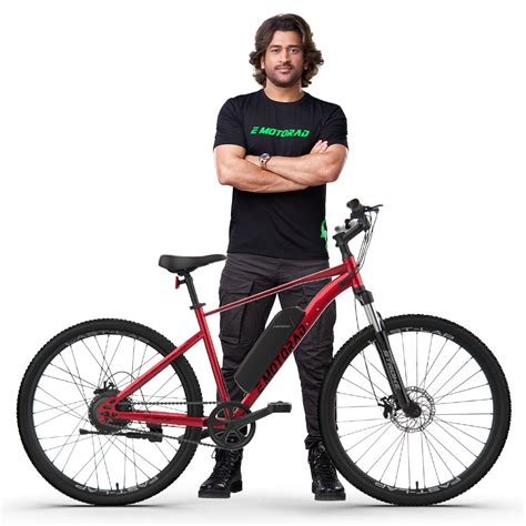 EMotorad X1 Mountain Electric Cycle with 7.65Ah Removable Battery, 27.5 ...