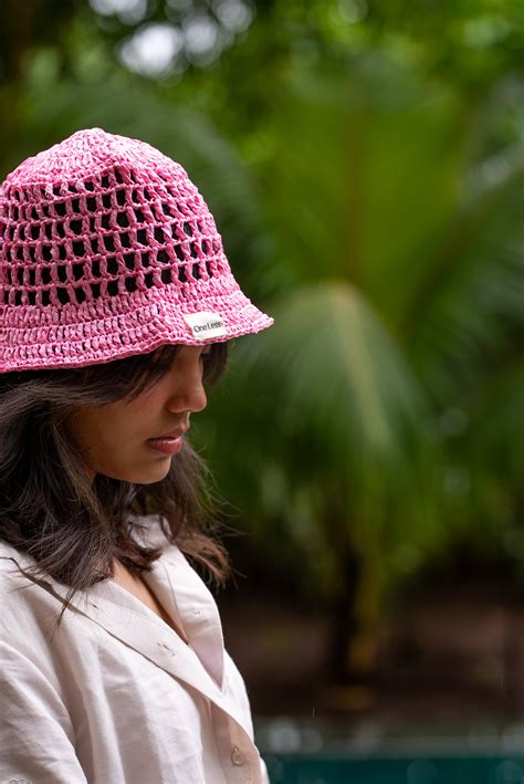 Buy Raffia Bucket Hat - Ripple | Foldable & Breezy - One Less
