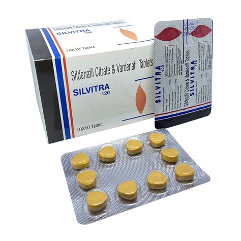 Silvitra (Sildenafil 100mg + Vardenafil 20mg) Tablets - RSM Enterprises