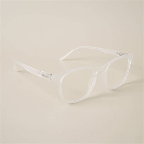 Voyage Air Clear Square Eyeglasses for Men & Women (T011MG4737-C10) – GoEye