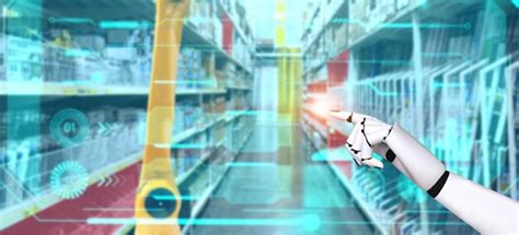 Concept technologique main robotique doigt pointé | Photo Premium