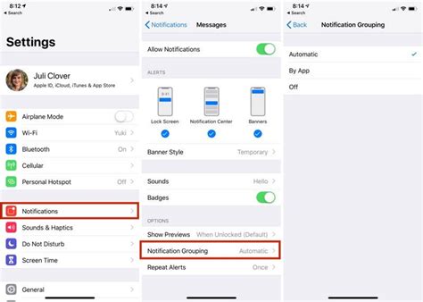 How to Customize Grouped Notifications in iOS 12 - MacRumors