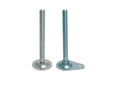 Pieds de mise à niveau - embase diam.65 mm en acier galvanisé | Contact ...