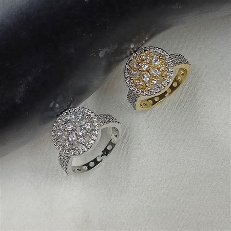 NAFJ Gold \ Silver Plated American Diamond Rings (1 Piece Only ...