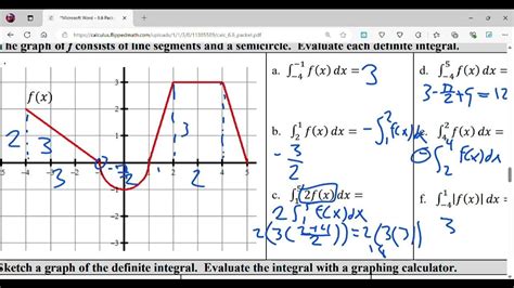 AP Calculus AB/BC 6.6 Properties of Definite Integrals | Flipped Math ...