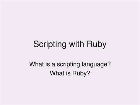 Image result for Ruby Scripting
