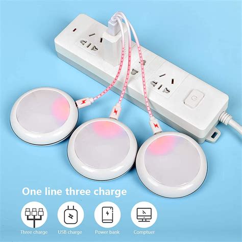 Wireless Led Under Cabinet Lights, Usb Rechargeable, Rgb Remote Control ...