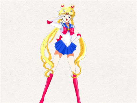 How to Draw Sailor Moon in Sailor Moon Crystal: 13 Steps
